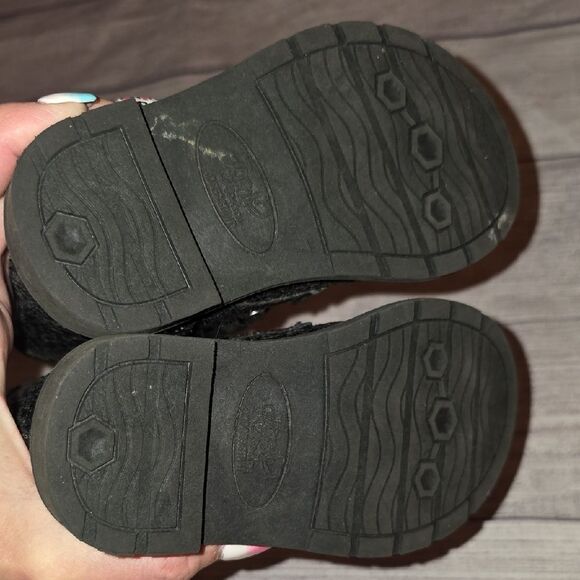 JoJo Siwa Black Glitter Combat Boots - Picture 5 of 6